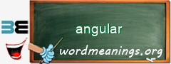 WordMeaning blackboard for angular